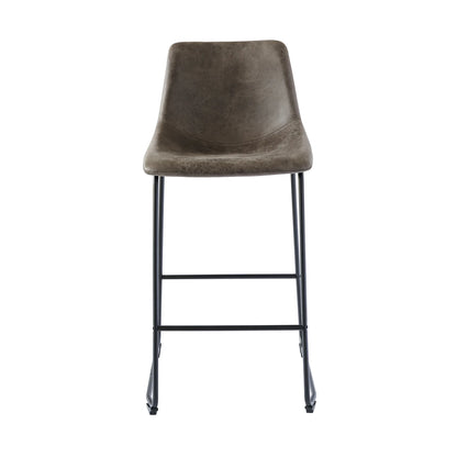 Wes - Bar Stool Set (Set of 2) - Gray