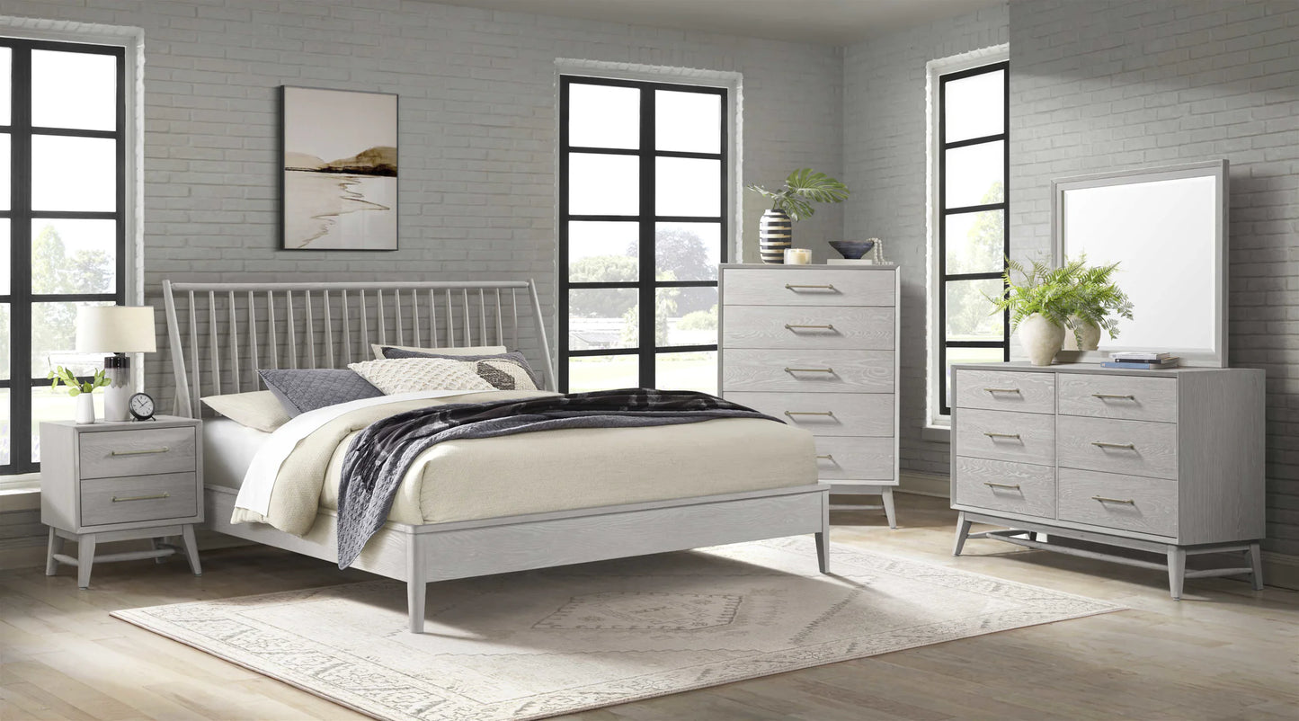 Bayside - King Bed - Silver