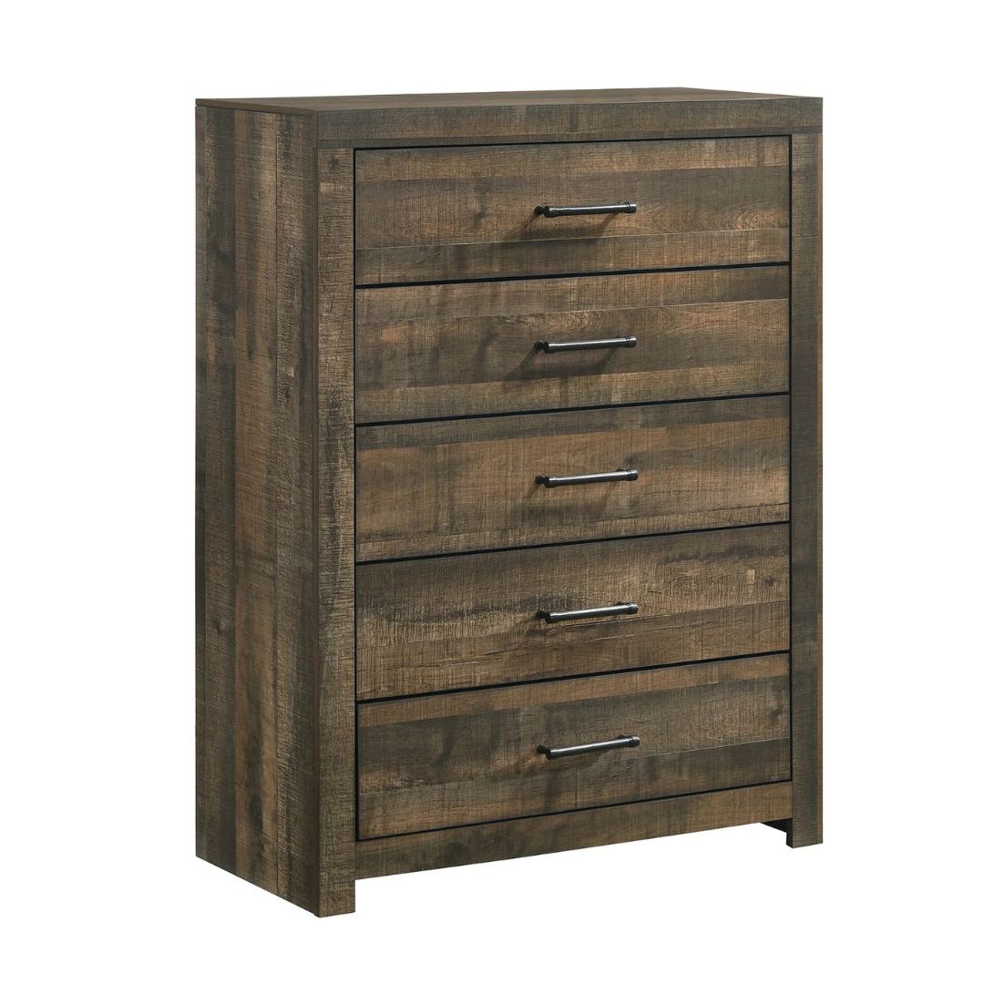 Bailey - 5-Drawer Chest - Walnut