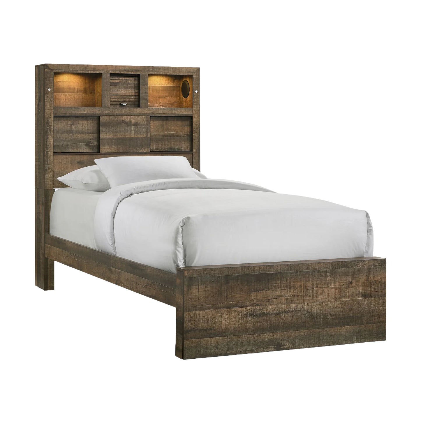 Bailey - Drift Twin Music Bed - Walnut