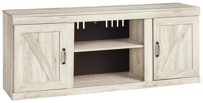 Bellaby - Whitewash - 4-Piece Entertainment Center 2