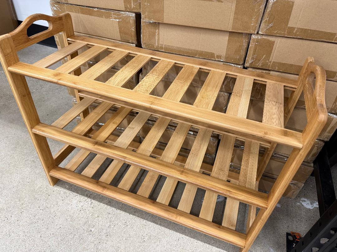 Birdrock Home 3 tier Shoe Rack