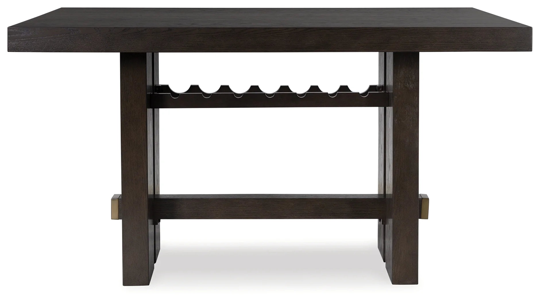 Burkhaus - Dark Brown - Rectangular Dining Room Counter Table 1