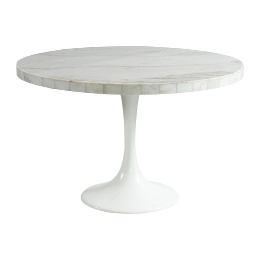 Celeste - Round Dining Table - White - 48"