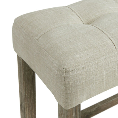 Oak Lawn - Bar Table 3A Single Pack (Table + Three Stools) - Dark Brown / Beige