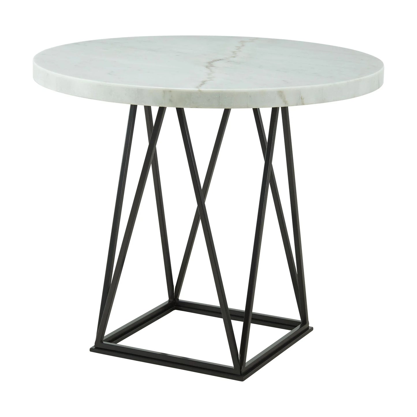 Riko - Round Counter Height Dining Table - White
