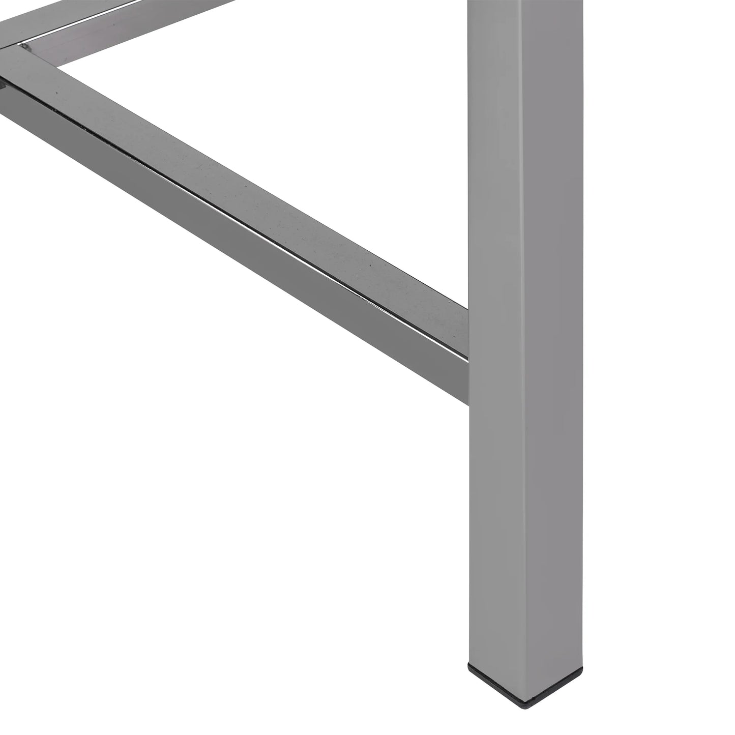 Edith - Round End Table - Dark Nickel