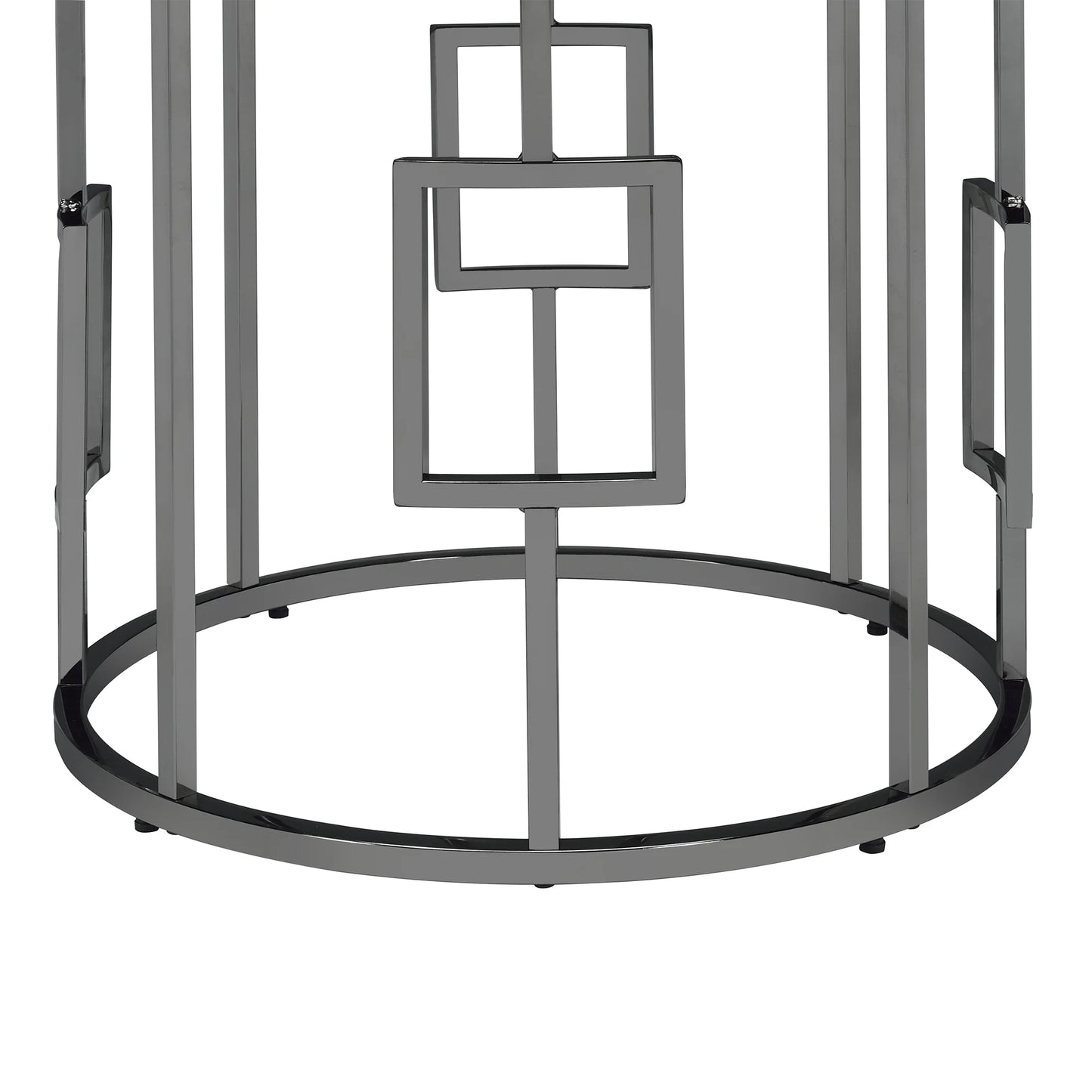 Ester - Round End Table - Chrome