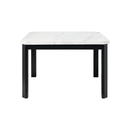 Francesca - White Marble Counter Height Dining Table
