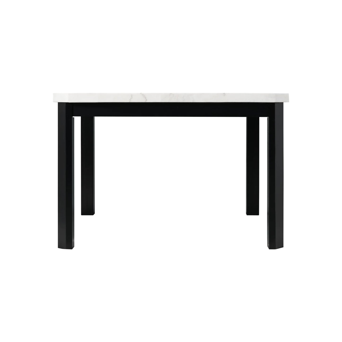 Francesca - White Marble Counter Height Dining Table