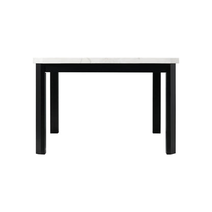 Francesca - White Marble Counter Height Dining Table