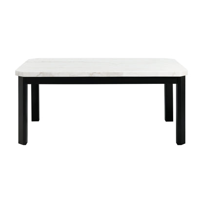 Francesca - White Marble Standard Height Dining Table