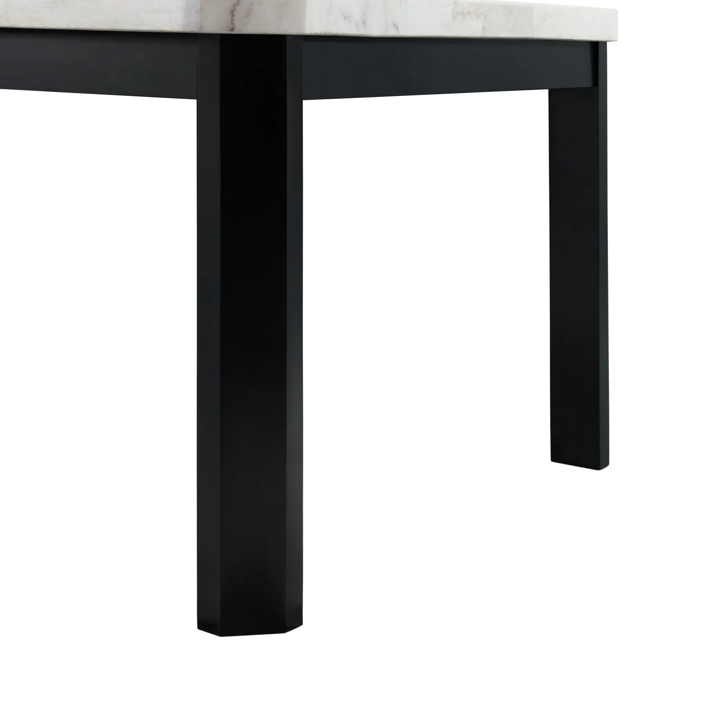 Francesca - White Marble Standard Height Dining Table