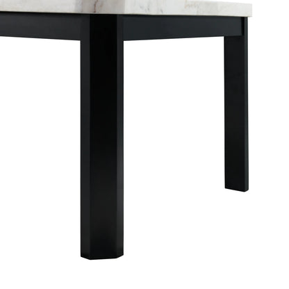 Francesca - White Marble Standard Height Dining Table