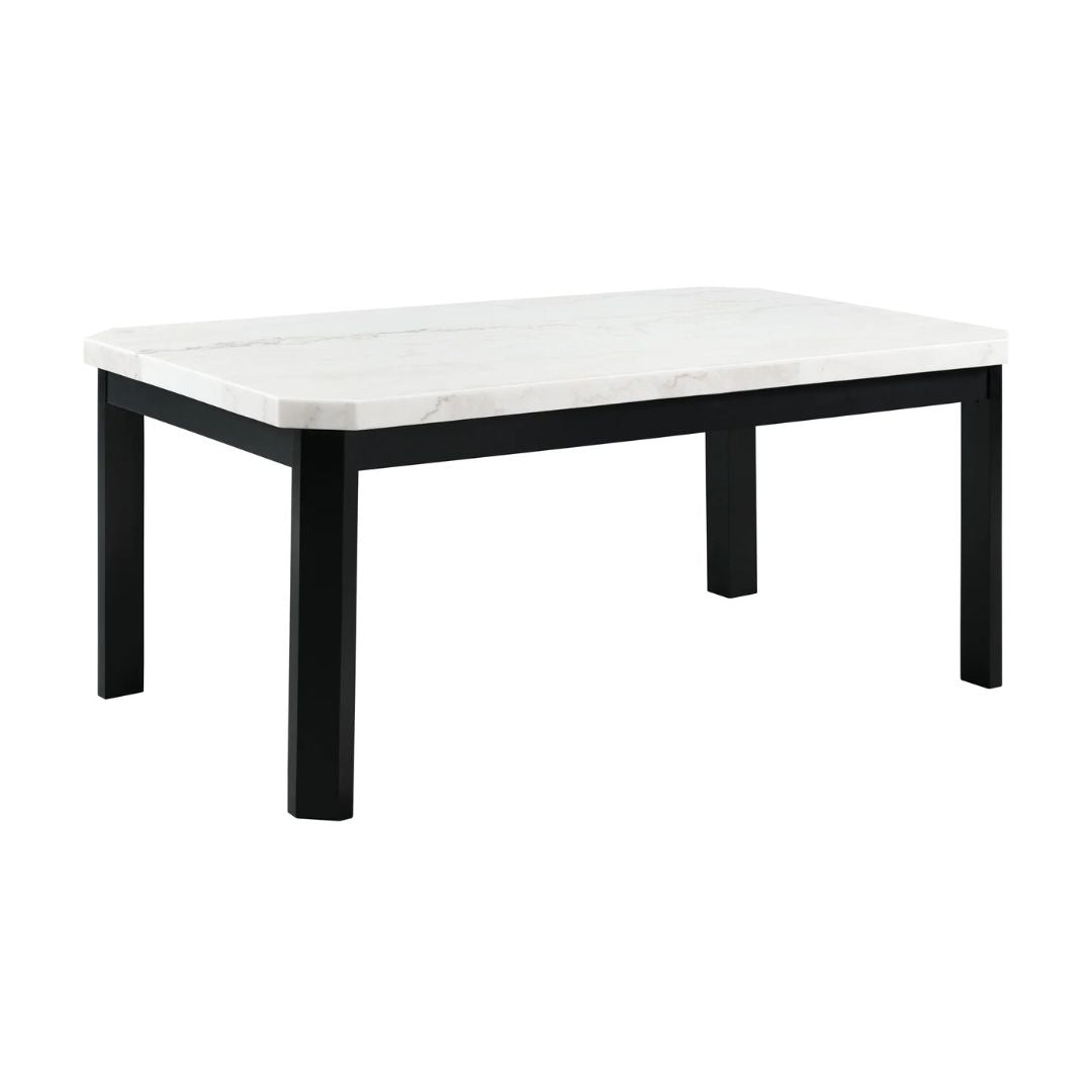 Francesca - White Marble Standard Height Dining Table