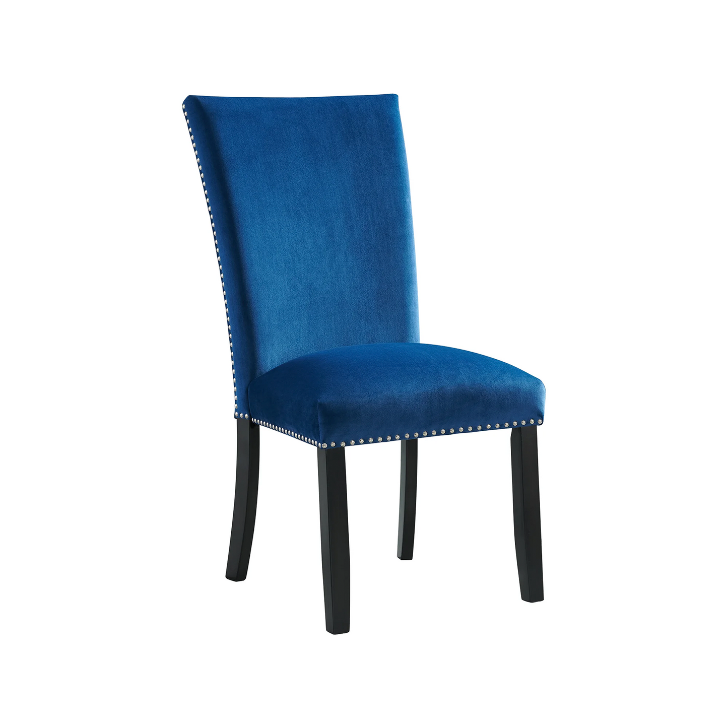 Francesca - Velvet Side Chair (Set of 2) - Blue
