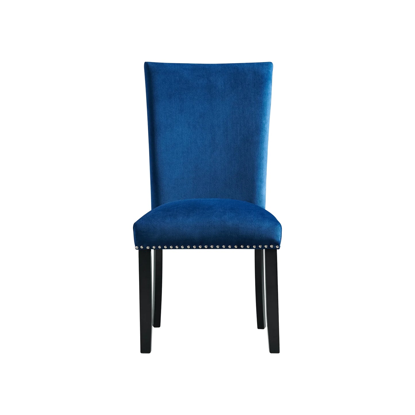 Francesca - Velvet Side Chair (Set of 2) - Blue