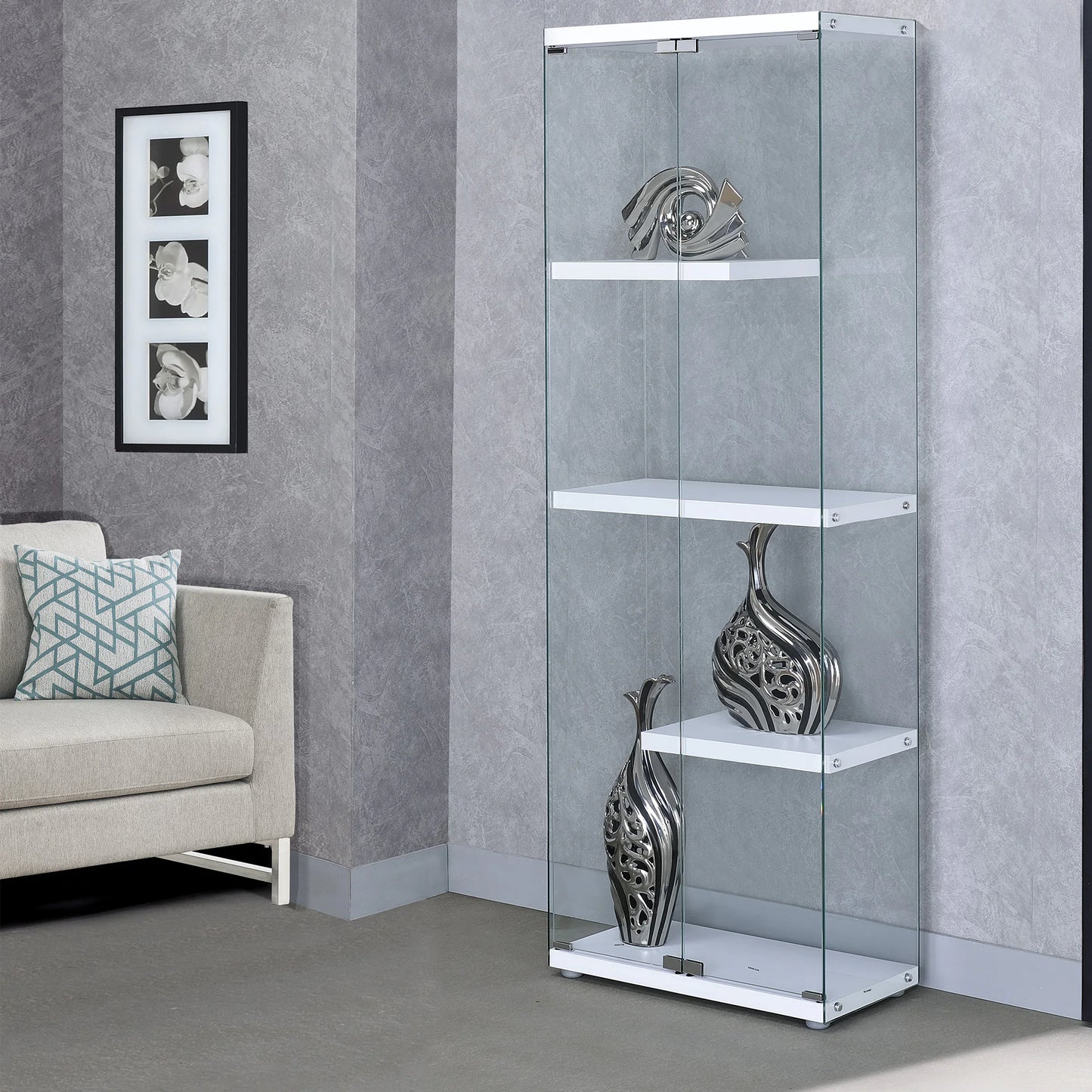 Ice - Cabinet Display - White