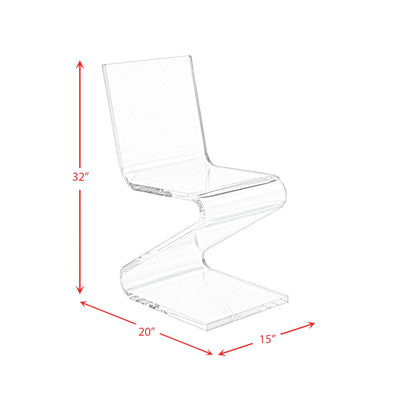 Iris - Acrylic Z-Chair