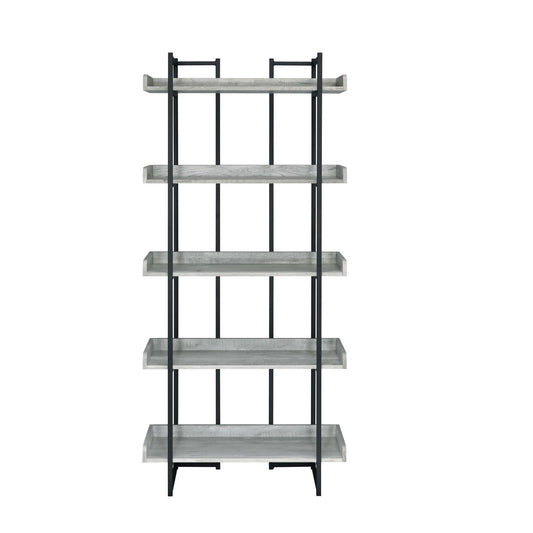 Preston - Bookshelf - Gray