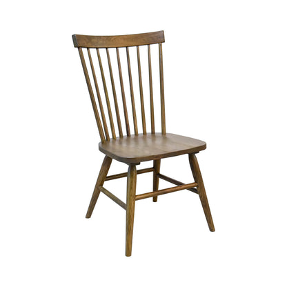 Colonial Oak - Spindle Chair - Weathered Chestnut