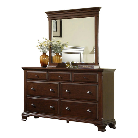 Canton - Dresser & Mirror Set - Cherry