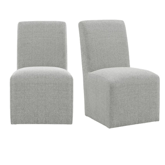 Nero - Upholstered Side Chair (Set of 2) - Gray