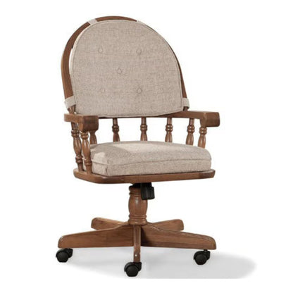 Classic Oak - Curved Top Game Chair - Chestnut