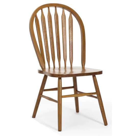 Classic Oak - Plain Arrow Chair - Chestnut