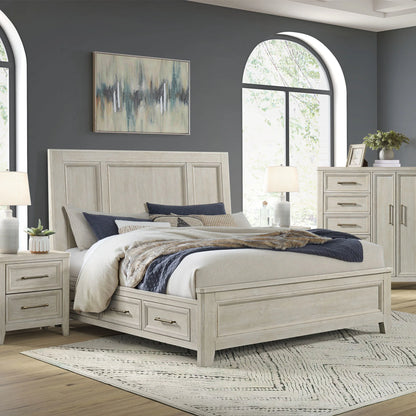 Carlson - Nightstand - Washed Linen