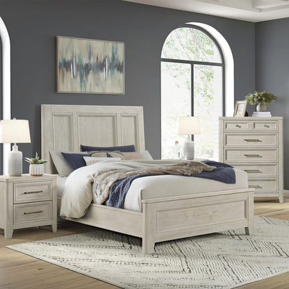 Carlson - Queen Bed - Washed Linen