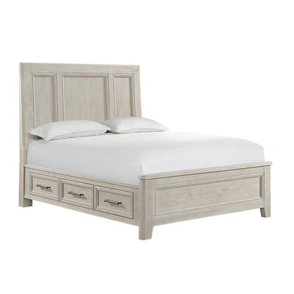 Carlson - Queen Storage Bed - Washed Linen