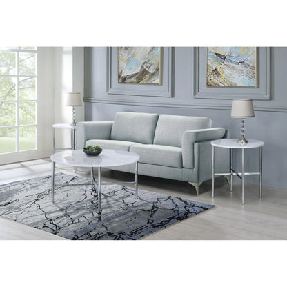 Cyrus - 3 Piece Occasional Table Set Chrome