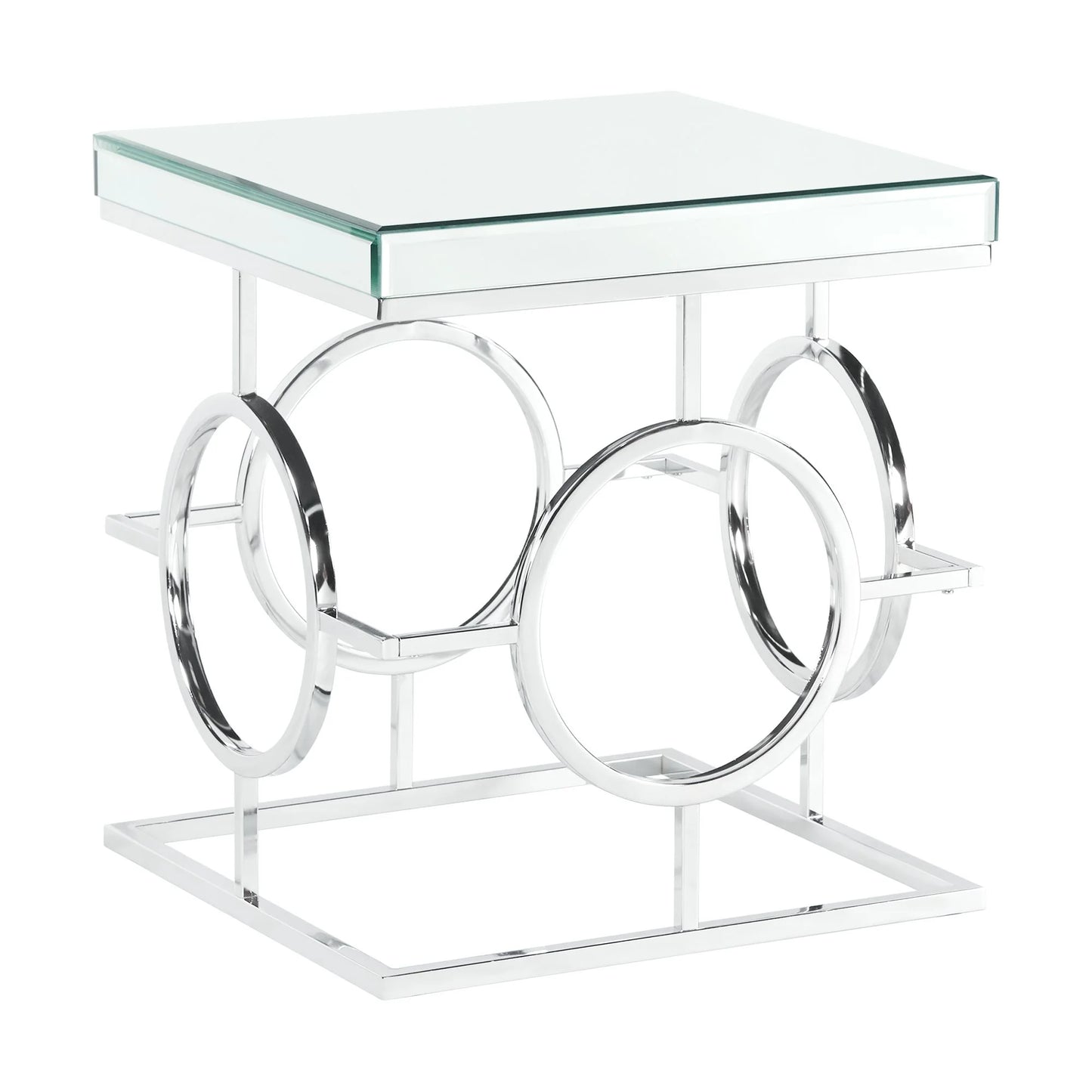 Pearl - 2 Piece Occasional Table Set - Chrome
