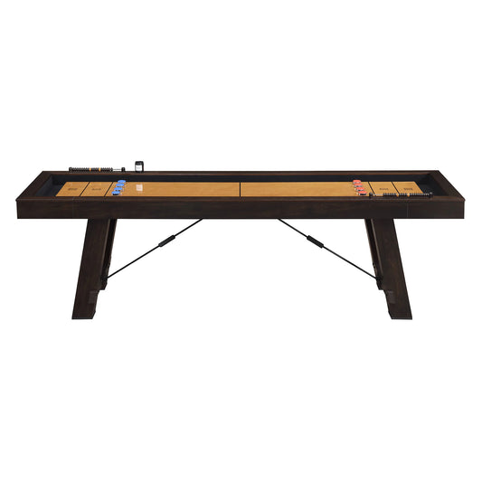 Titus - 108" Shuffleboard Table - Brown