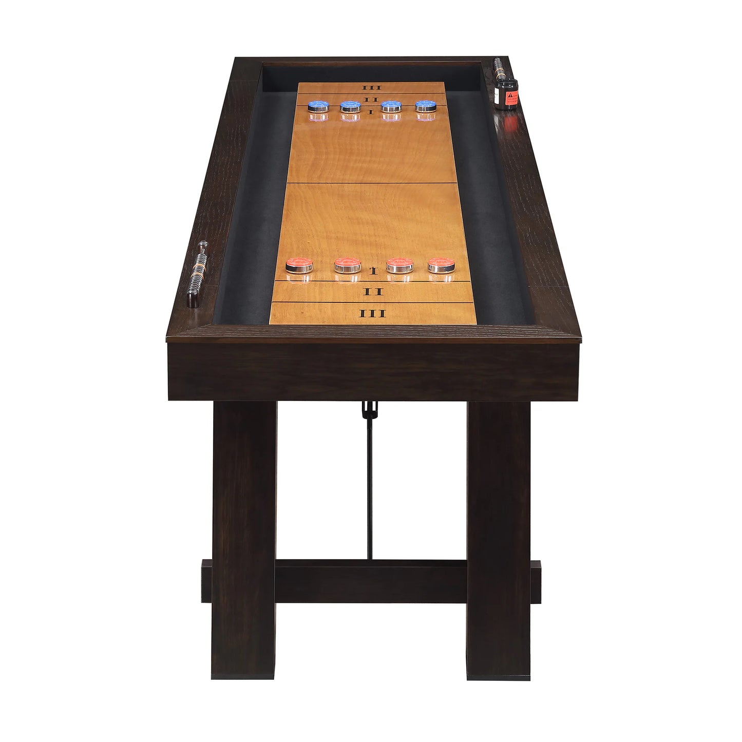 Titus - 108" Shuffleboard Table - Brown