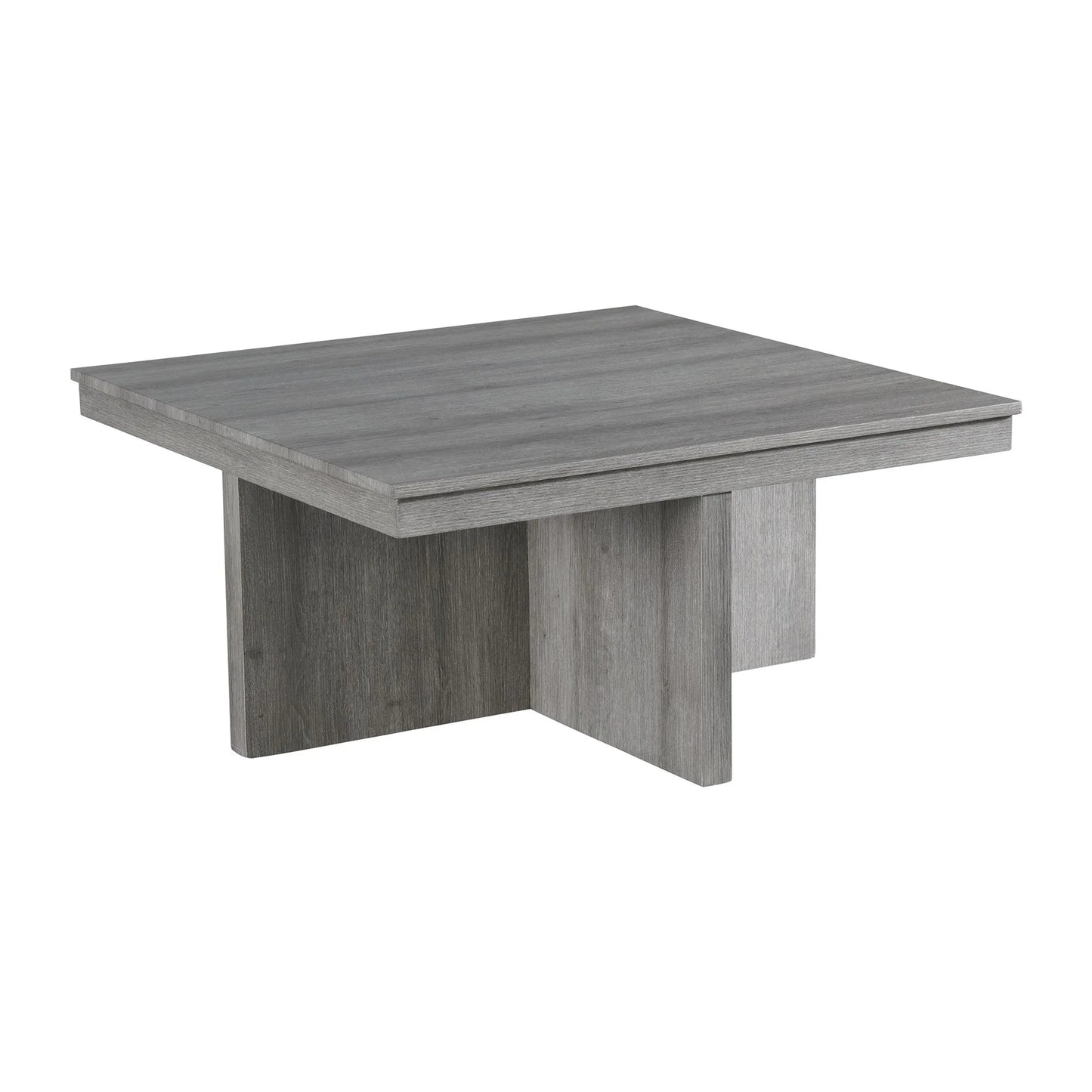 Uster - 2 Piece Occasional Set, Coffee Table & End Table - Light Gray