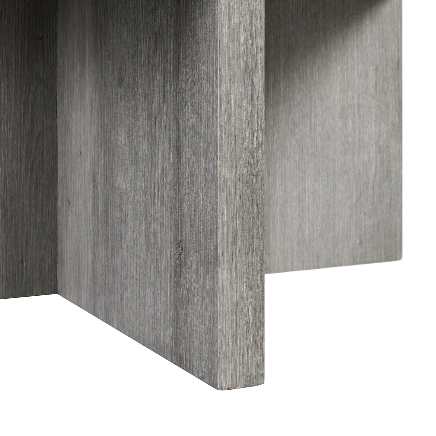 Uster - 2 Piece Occasional Set, Coffee Table & End Table - Light Gray