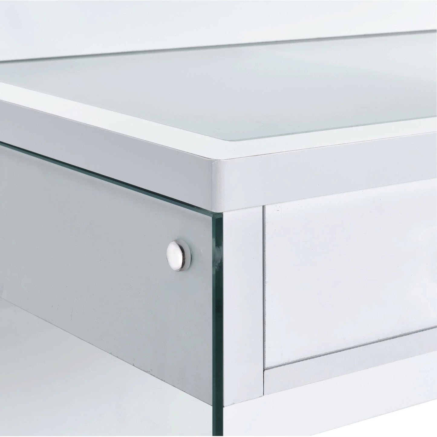 Jacey - Complete Vanity With Lightbulbs - Glossy White