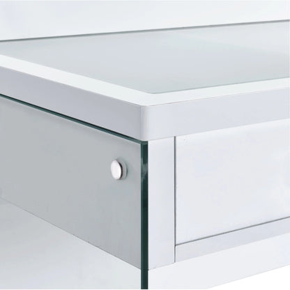 Jacey - Complete Vanity With Lightbulbs - Glossy White