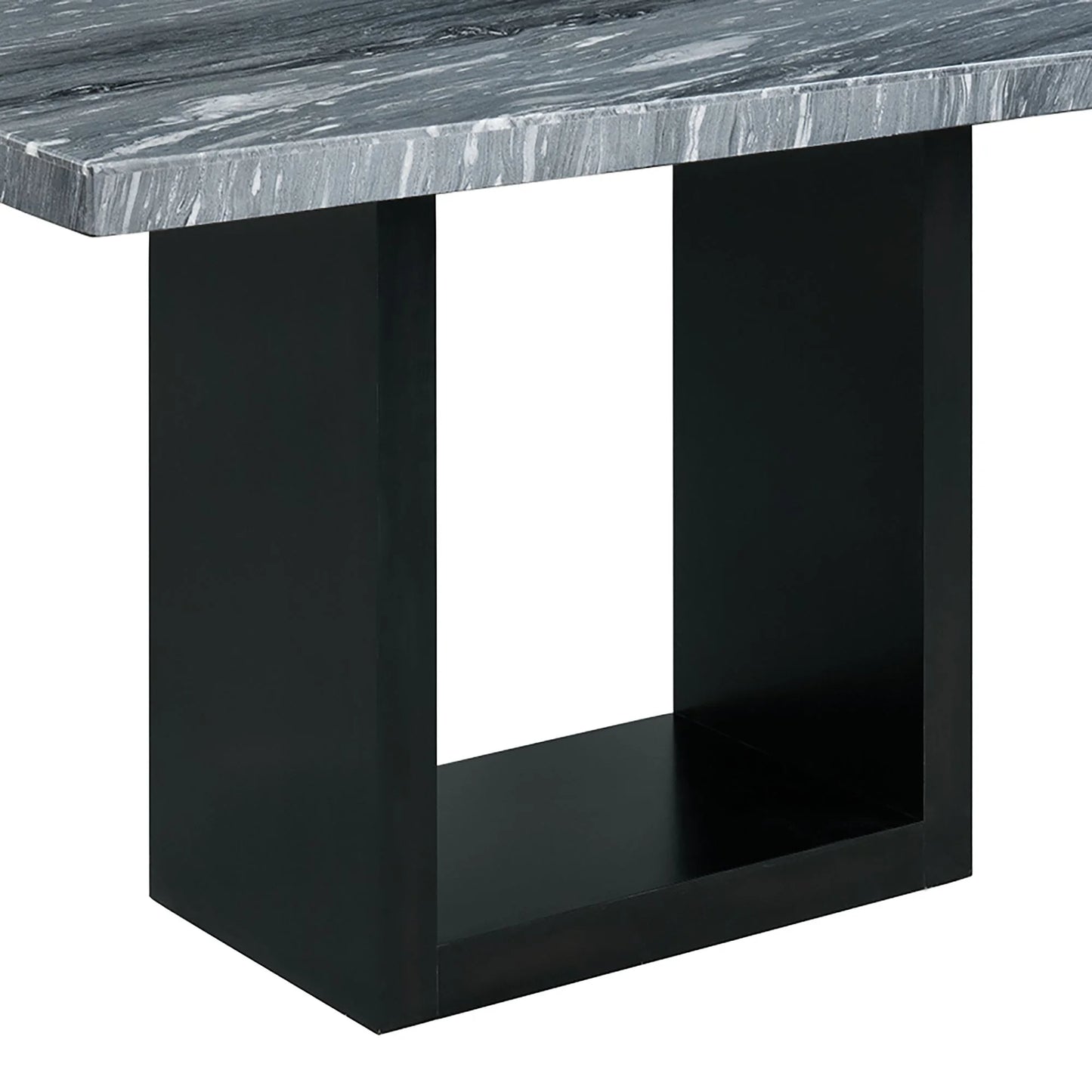 Valentino - Complete Counter Marble Table - Gray