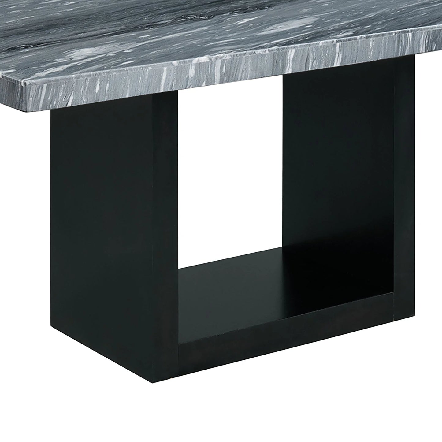 Valentino - Complete Table Gray Marble