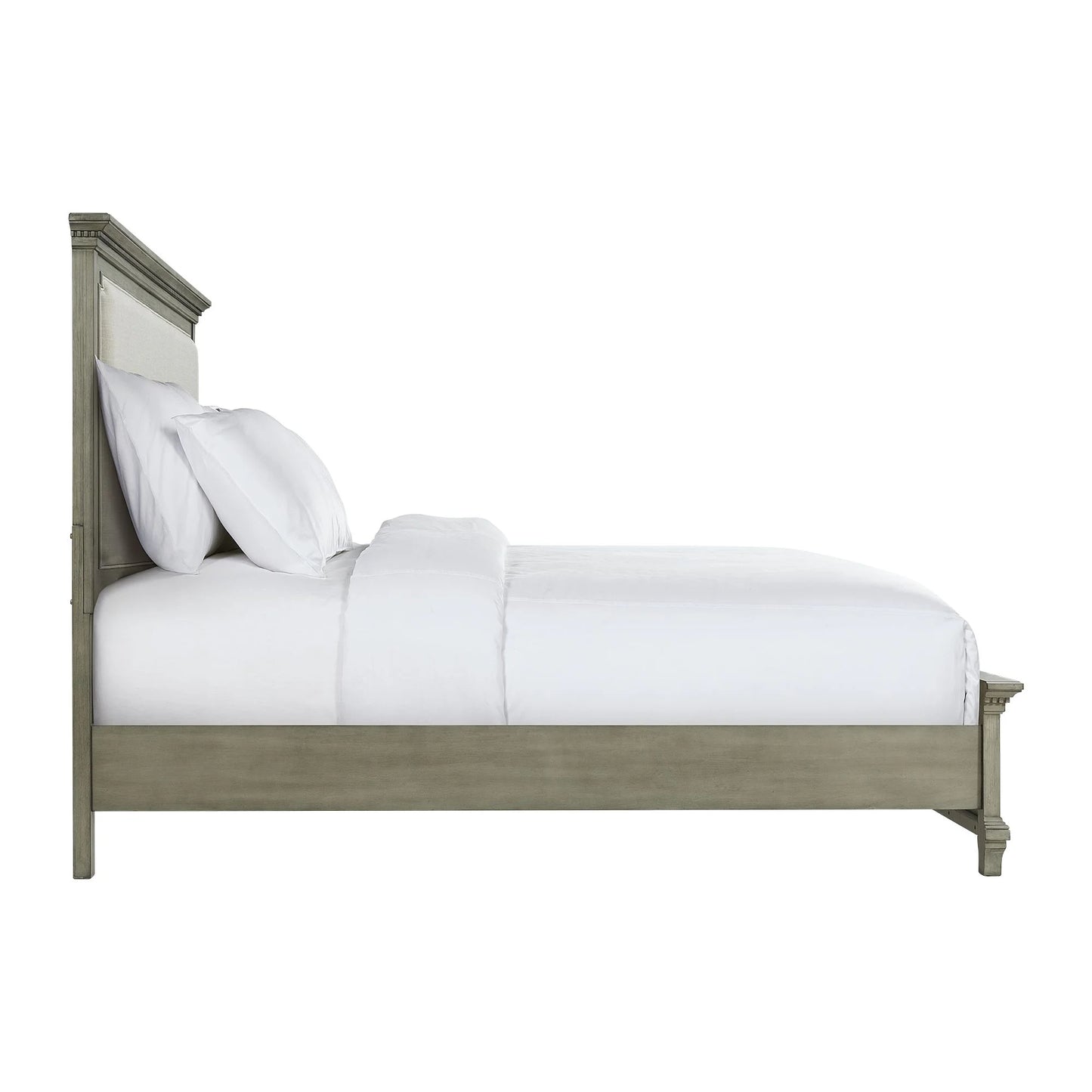 Crawford - King Bed - Gray