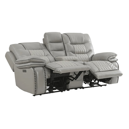 Cody - Dual-Power Loveseat - Santorini Solana