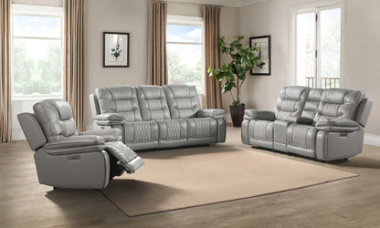Cody - Dual-Power Loveseat - Santorini Solana