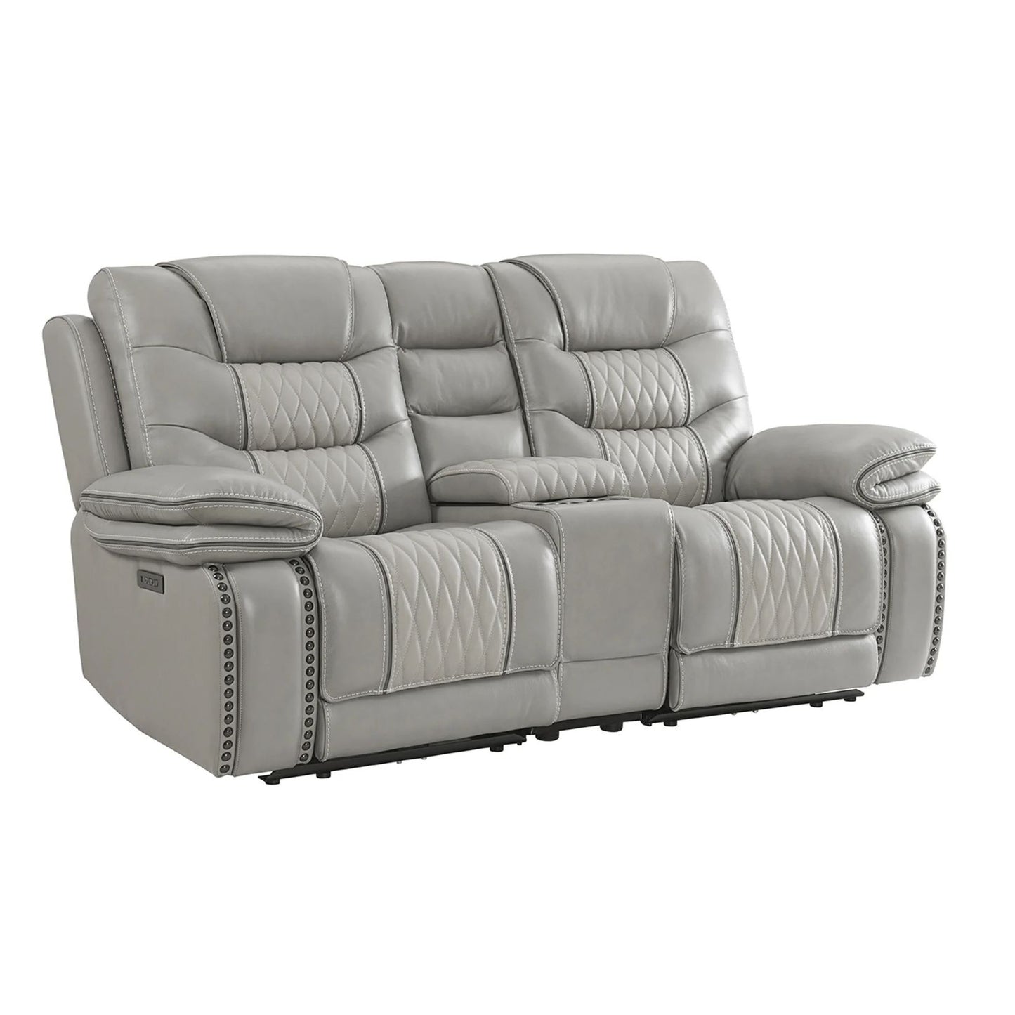 Cody - Dual-Power Loveseat - Santorini Solana