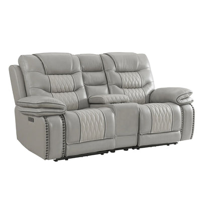 Cody - Dual-Power Loveseat - Santorini Solana