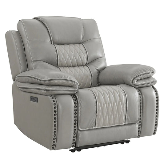 Cody - Dual-Power Recliner - Santorini Solana