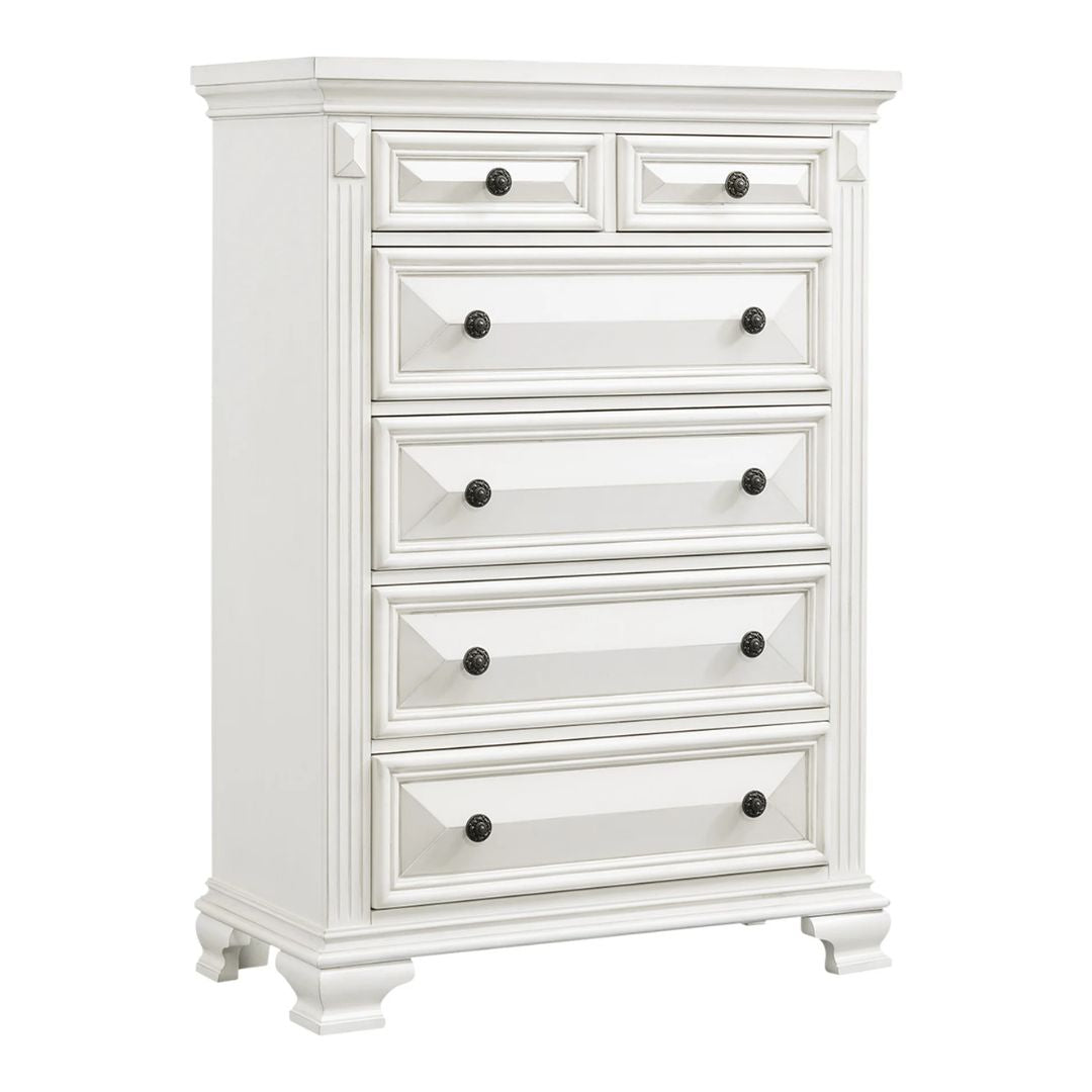Calloway - 6-Drawer Chest - White