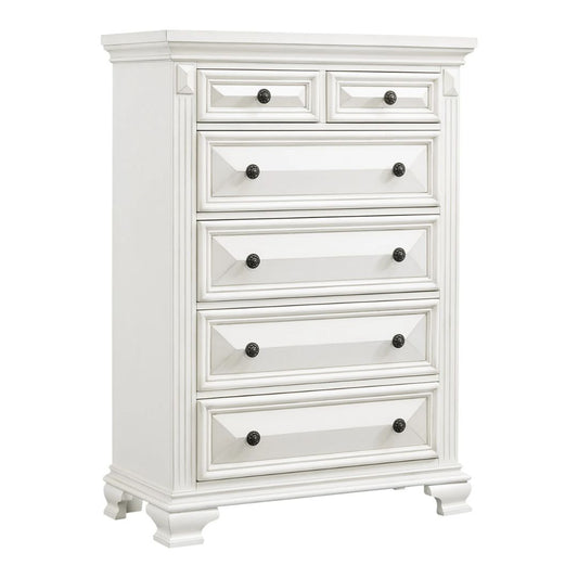 Calloway - 6-Drawer Chest - White